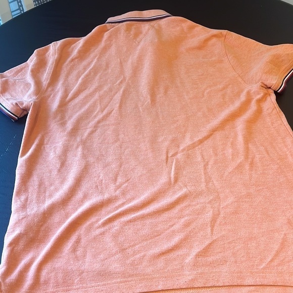 Tommy Hilfiger golf shirt polo, pale orange color, size large​​​ - Picture 6 of 6